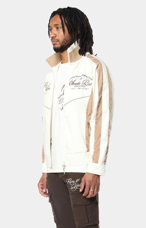 Smoke Rise Colorblock Nylon Windbreaker Jacket