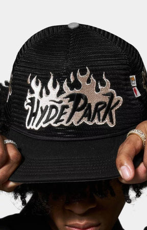 Hyde Park Nothing But Net Trucker Hat - Black