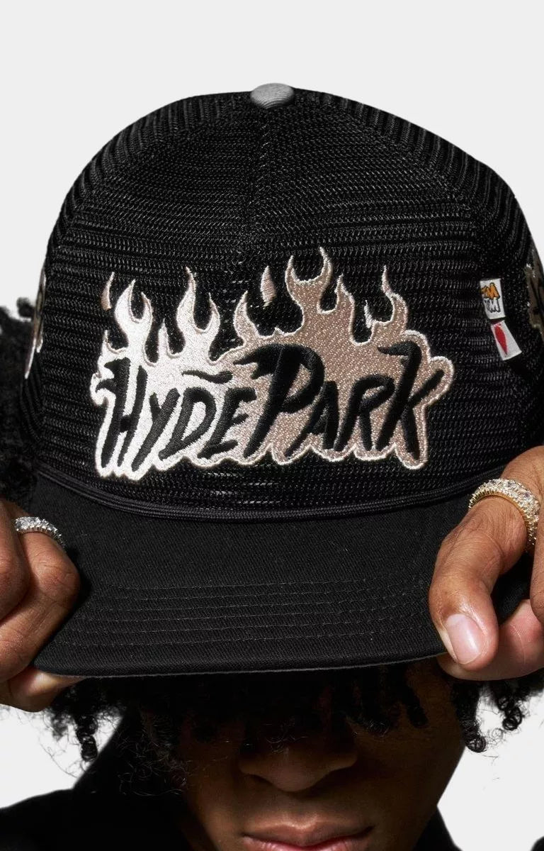 Hyde Park Nothing But Net Trucker Hat - Black