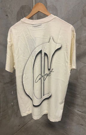 Concept Carnival Tee Cream – Flat Lay Product Shot.