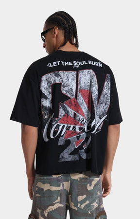 Boxy oversized fit of CONCEPT LA Soul tee.