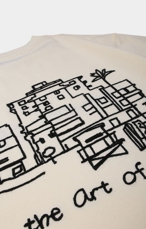 Boxy streetwear fit of Element’s Resort embroidered shirt.