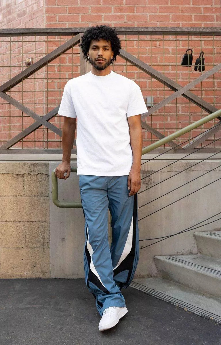 EPTM Baladin Nylon Windbreaker Pants - Denim Blue