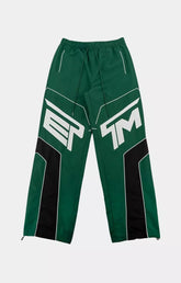 EPTM Rogue Pants Hunter Green relaxed fit streetwear pants front view