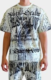 First Row Faith Dealer Sacred Vow Sanctuary tee front view