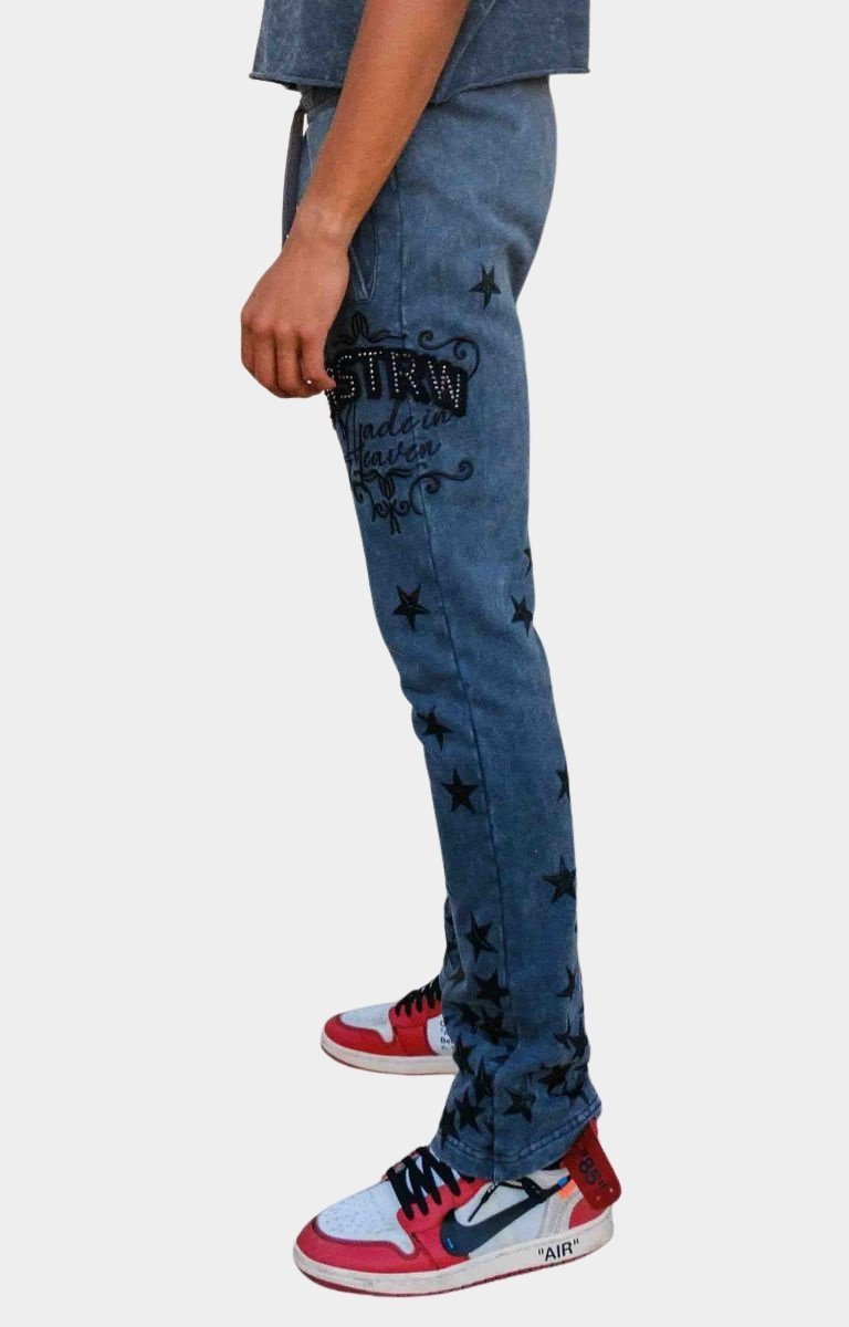 Stacked leg silhouette of Gathered Star jogger