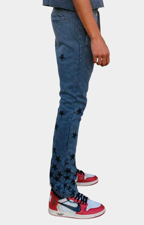 Washed cotton fabric finish on Gathered Star jogger