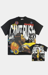 Frost Can't Rush Greatness – Heavyweight Streetwear Cropped T-Shirt Black