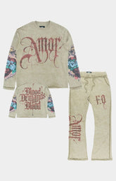 Frost Originals AMOR Jogging Set – Mocha Front View