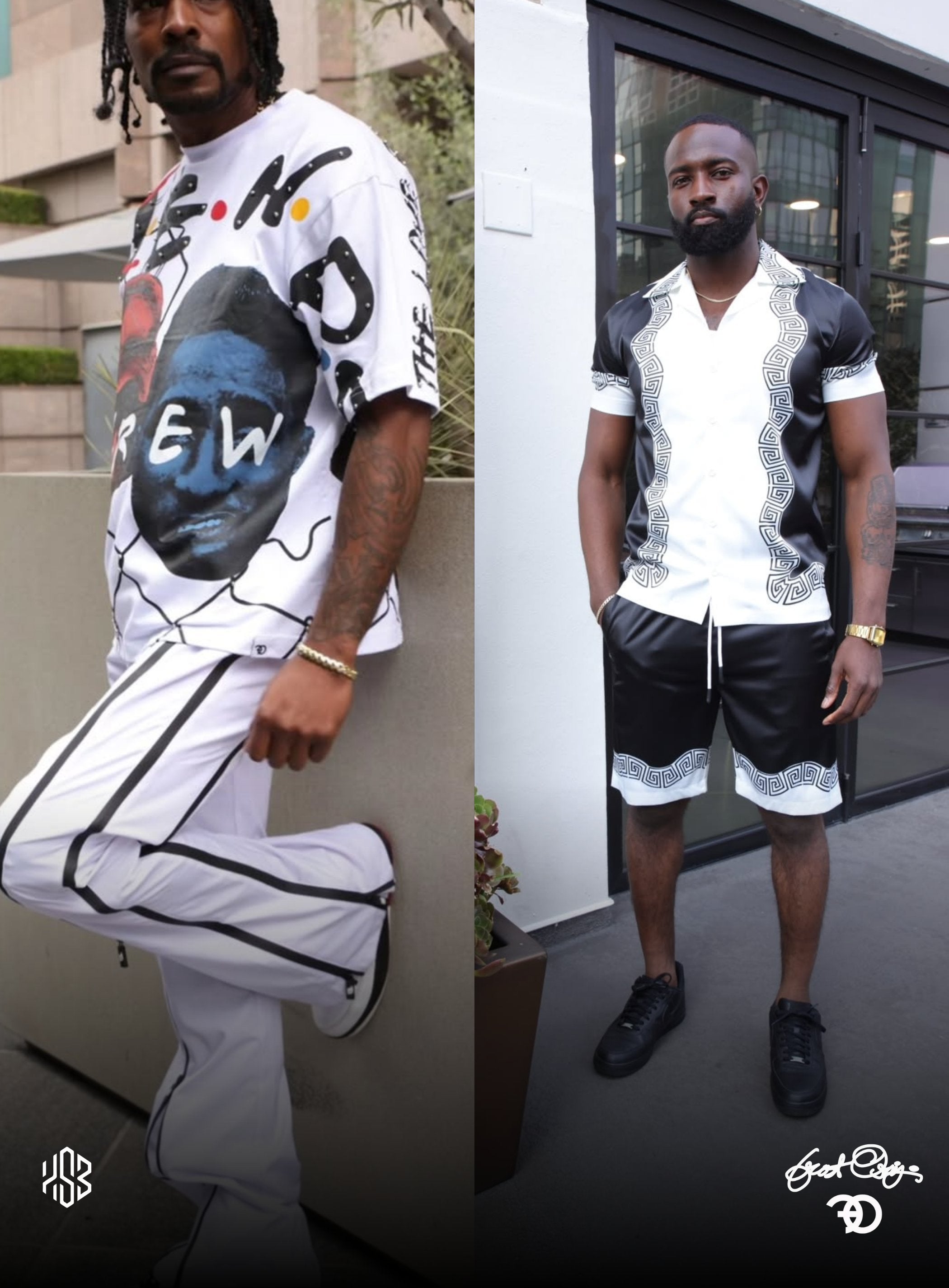 Frost Originals summer 2025 men’s fashion hero image on mobile with modern streetwear and premium casual outfits only at High Street Brands Co.