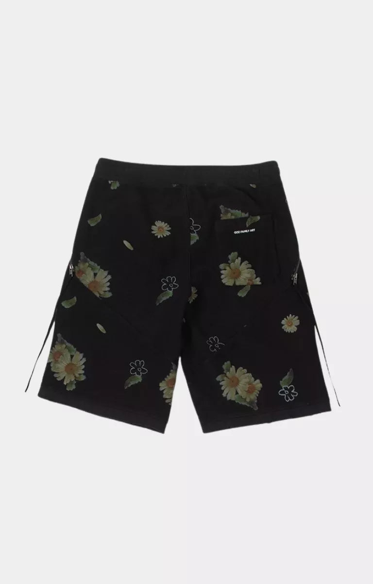 Back view of GFA Manasseh All Things Knit Shorts Black.