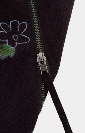 Zip pocket with antique silver hardware on GFA Manasseh All Things Shorts.