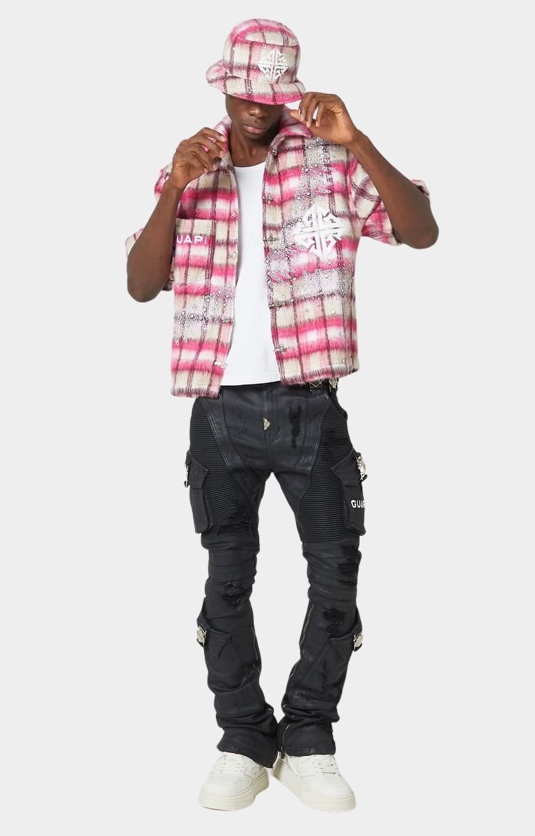 UAPI Black Ops Waxed Denim styled streetwear outfit.