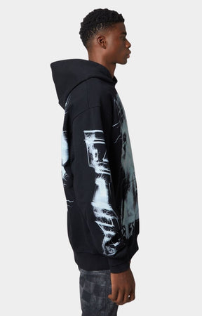 Full streetwear outfit styled with Guapi Black Revived Hoodie