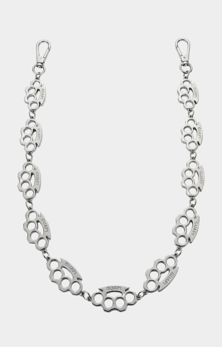 Guapi Brass Knuckle Jeans Chain front view
