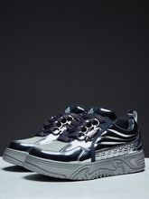Guapi Chrome Skate Star, Metallic Leather Sneakers, Luxury Streetwear Sneakers, Designer Chrome Sneakers, Statement Fashion Sneakers, Guapi Statement Shoes.