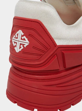 Guapi Blood Red Reign Sneakers – Chunky Elevated Sole, Premium Leather & Embossed Branding