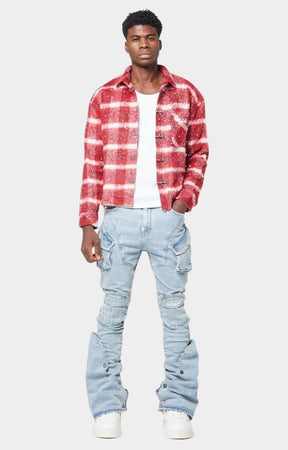 GUAPI Aqua Blue Coffin Arc denim styled streetwear outfit