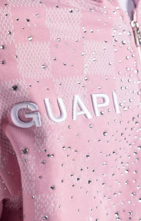 Designer streetwear zip hoodie for men by GUAPI. 
