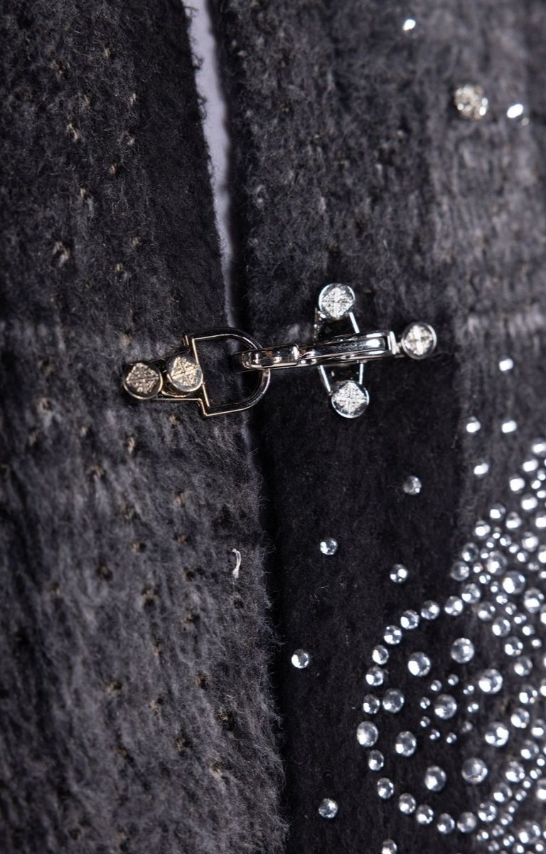 SNC graphic artwork with crystal detailing on Guapi shirt