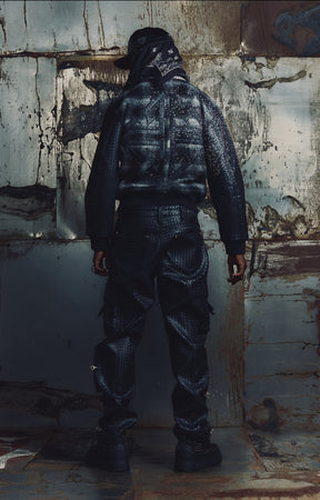 GUAPI Obsidian Woven Cargo Pants – Black