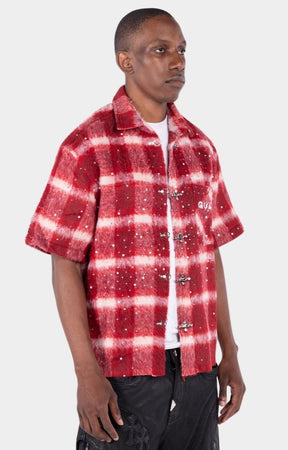 Guapi Red Inferno Shirt styled with luxury streetwear outfit.