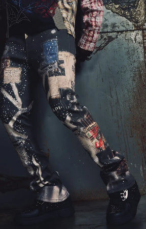 Guapi Vintage Black Chronicle Stacked Denim