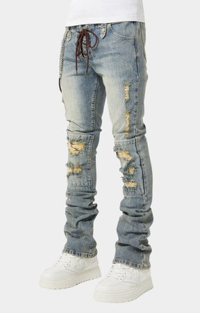 Guapi Vintage Blue Weston Denim side view.