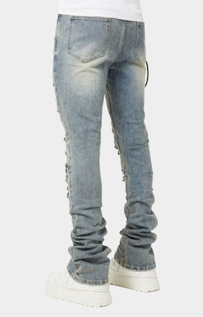 Guapi Vintage Blue Weston Denim back view