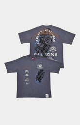 GUNZINII Men’s Charcoal T-Shirt Styled with Jeans and Sneakers