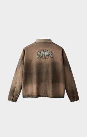 Hyde Park After Work Wear Jacket brown back view