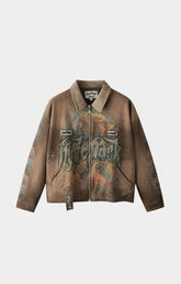 Hyde Park After Work Wear Jacket brown front view