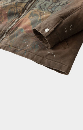 Hyde Park After Work Wear Jacket brown side profile