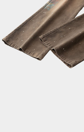 Hyde Park After Work Wear Pants brown angled view