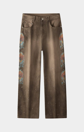 Hyde Park After Work Wear Pants brown front view