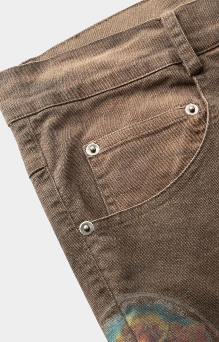 Hyde Park After Work Wear Pants brown side profile