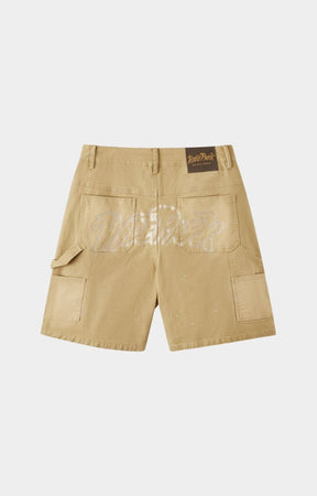 Back view of Hyde Park khaki After Work Wear Shorts 2.0 Canvas