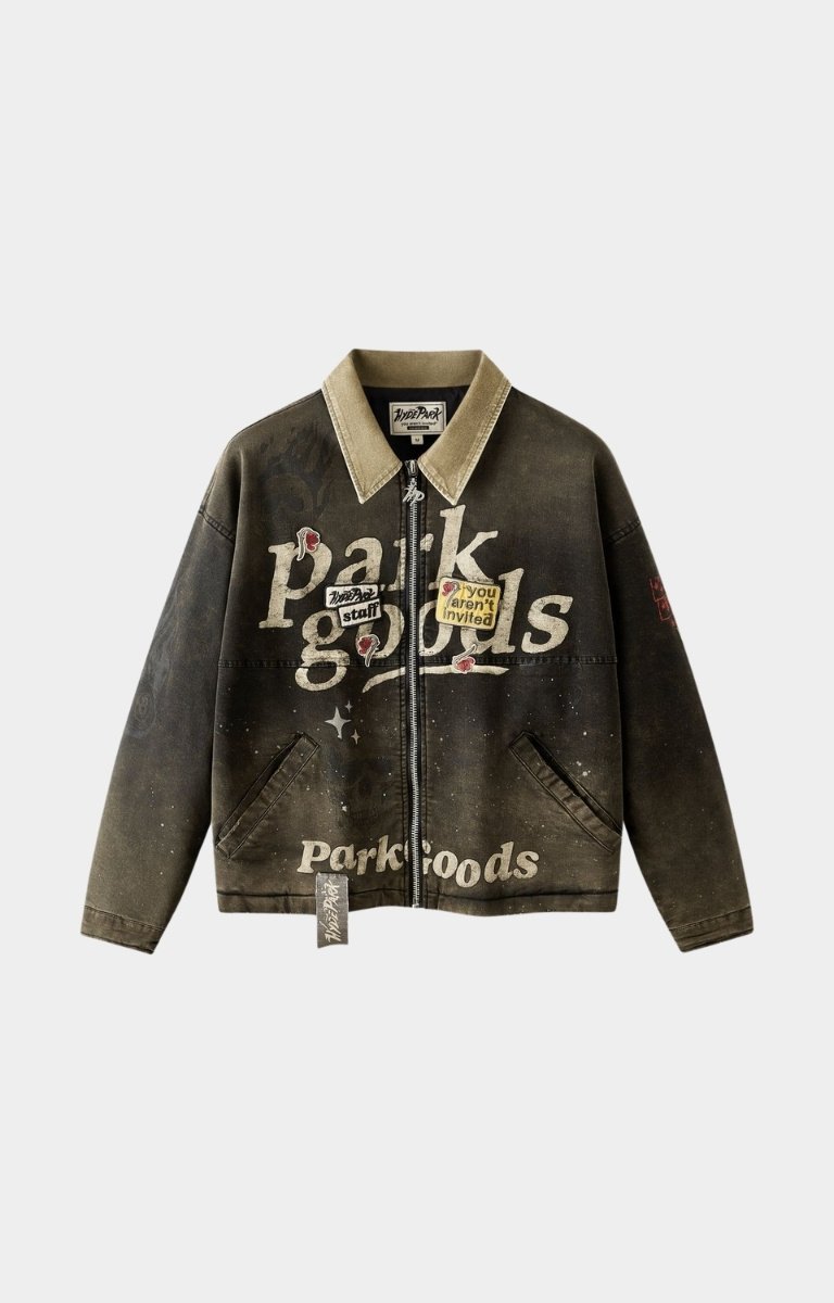 Hyde Park After Work Wear Staff Jacket black front view