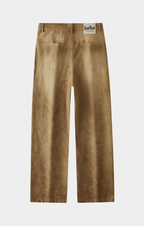 Hyde Park After Work Wear Staff Pants khaki back view