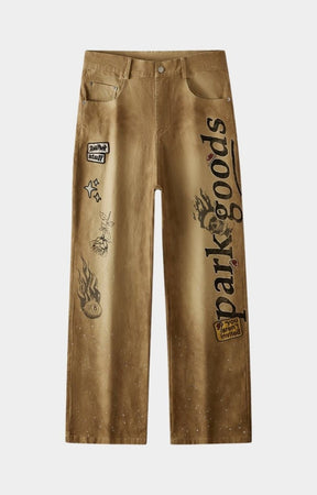 Hyde Park After Work Wear Staff Pants khaki front view