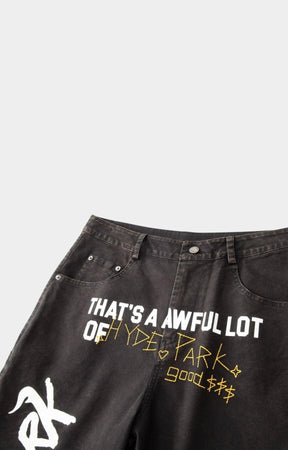 Utility detail on Hyde Park x ALOCS Carpenter Workwear Shorts.