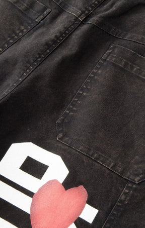 Hyde Park x ALOCS Carpenter Workwear Shorts styled with streetwear outfit.