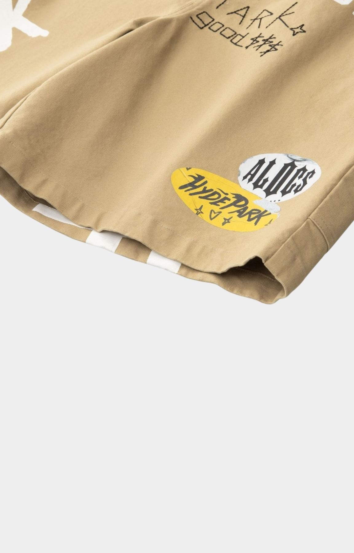Hyde Park x ALOCS Carpenter Workwear Shorts - Brown