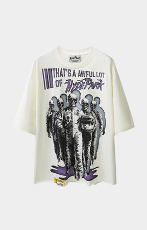 Hyde Park x ALOCS Cough Syrup Moto Racer Team T-Shirt - White