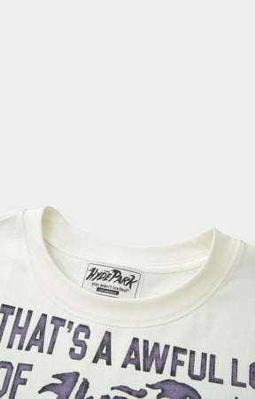 Hyde Park x ALOCS Cough Syrup Moto Racer Team T-Shirt - White