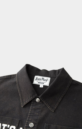 Hyde Park x ALOCS Mechanic Workwear Shirt - Black