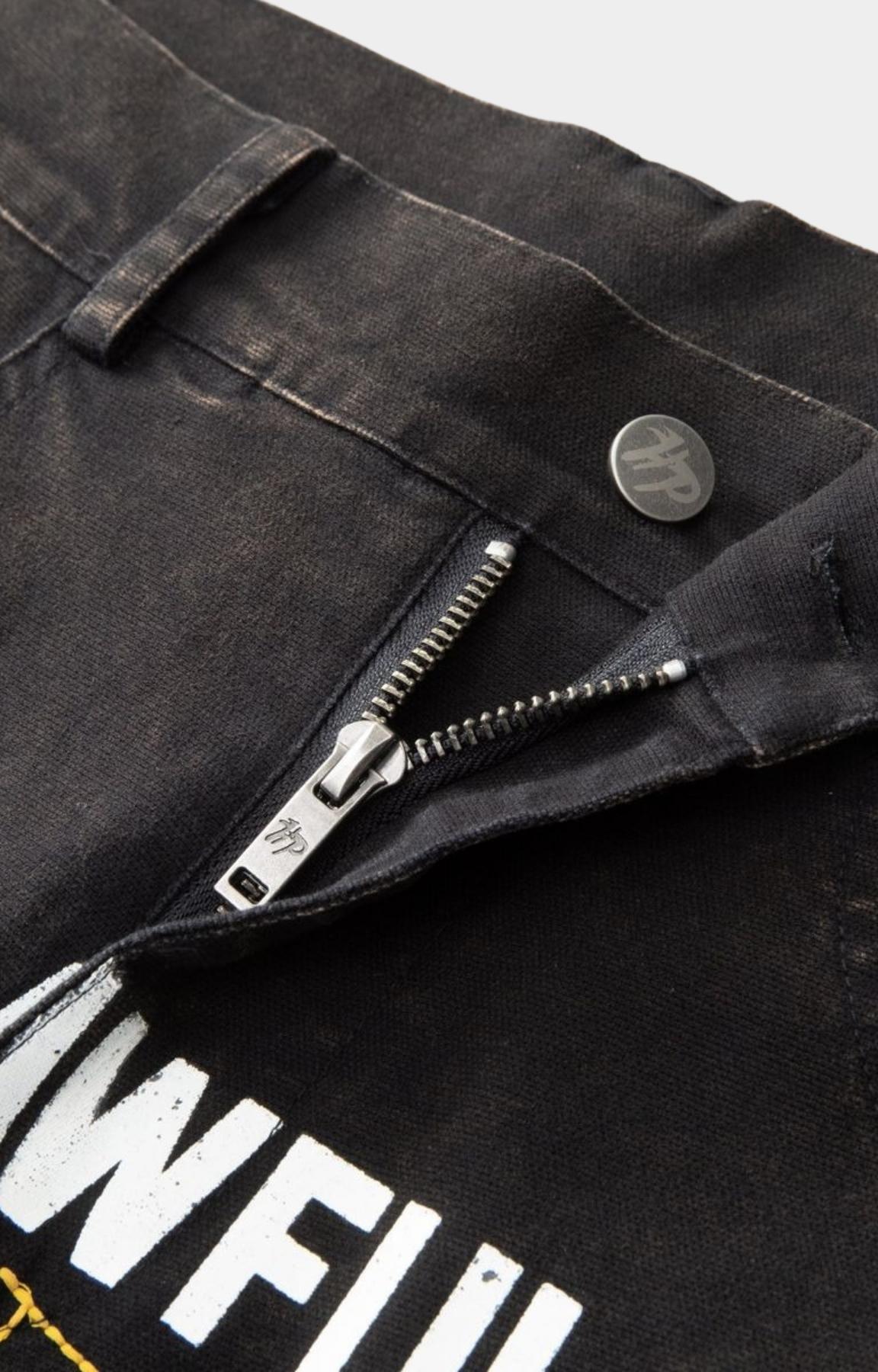Pocket detail on Hyde Park x ALOCS Workwear Mechanic Trouser.