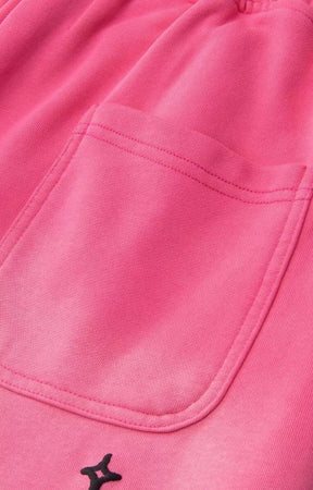 Hyde Park From The Archive Graphic Cotton Shorts - Pink