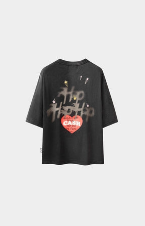 Back view of Hyde Park Get Off My Cloud Oversized tee.