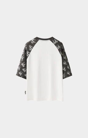 Back view of Hyde Park I Heart Cash Oversized tee.